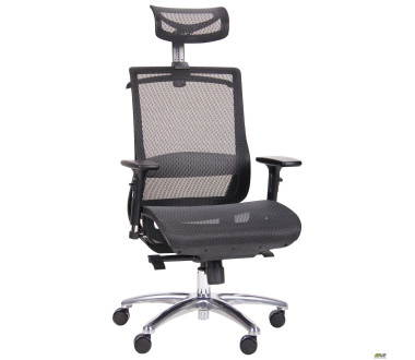 Крісло Coder Black, Alum, Black