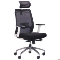 Крісло Install White, Alum, Black/Black